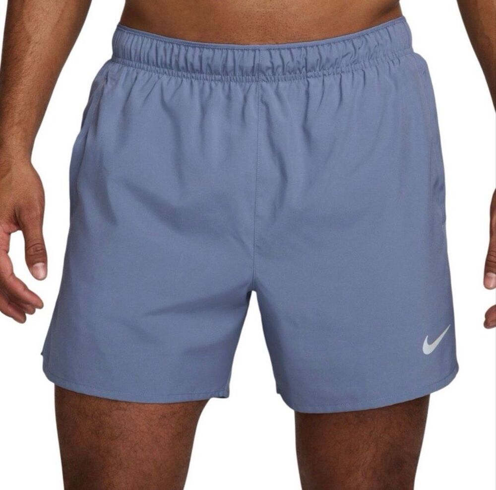 Nike Challenger Mens Dri-FIT 5" Lined Running Shorts Size Small Blue DV9359-499